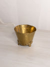 Small Lightweight Brass Dish with 3 Fancy Toes