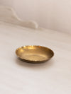 Small Oval Brass Dish with Fancy Edge
