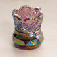 Fenton Purple Iridescent Carnival Glass Toothpick Holder