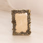 Small Rectangular Brass Frame with Floral Designs