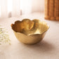 Small Scalloped Edge Brass Bowl