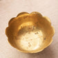 Small Scalloped Edge Brass Bowl