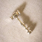 Small Silverplate on Brass Gavel Figurine