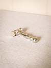 Small Silverplate on Brass Gavel Figurine