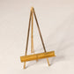 Small Simple Brass Easel with Chain Detail