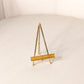 Small Simple Brass Easel with Chain Detail