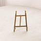 Small Simple Brass Folding Easel