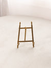 Small Simple Brass Folding Easel