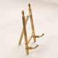Small Simple Brass Folding Easel