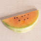 Small Stone Watermelon Slice Figurine