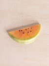 Small Stone Watermelon Slice Figurine