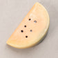 Small Alabaster Stone Watermelon Slice Figurine