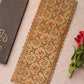 Vintage Extra Small Tapestry Fabric Floral Runner