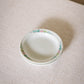 Small White Ceramic Plates with Floral Edge (Set of 2)