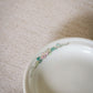 Small White Ceramic Plates with Floral Edge (Set of 2)