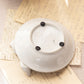Small White, Pink, Green Floral Ceramic Dish with Bird Details