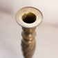 Tall Brass Candlestick with Swirl Design