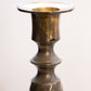 Tall Brass Candlestick with Swirl Design