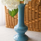 Vintage Tall Blue Ceramic Vase