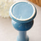Vintage Tall Blue Ceramic Vase