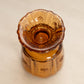 Vintage Amber Opalescent Fenton Paneled Daisy Toothpick Holder