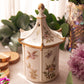 Vintage Ardalt Lenwile China Ceramic Pagoda Lidded Musical Jar