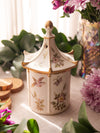 Vintage Ardalt Lenwile China Ceramic Pagoda Lidded Musical Jar
