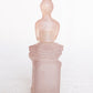 Vintage Avon Small Pink Glass Ballerina on Suitcase Perfume Bottle
