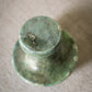 Vintage Blue Green Alabaster Stone Mushroom Figurine