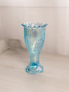 Vintage Westmoreland Blue Iridescent Glass Lily of the Valley Vase