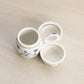 Vintage Blue & White Ceramic 3-Section Condiment Menage