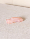 Vintage Boyd Glass Small Pink Opalescent Car Figurine