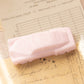 Vintage Boyd Small Pale Pink Milk Glass Car Figurine