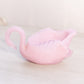 Vintage Boyd Small Pink Milk Glass Swan Dish