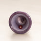 Vintage Boyd Small Dark Purple Slag Glass Owl Figurine Bell