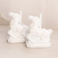 Vintage Boyd Small White Milk Glass Carousel Horse Figurine
