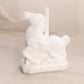 Vintage Boyd Small White Milk Glass Carousel Horse Figurine