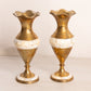 Vintage Brass and Mother of Pearl Details Bud Vase