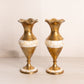 Vintage Brass and Mother of Pearl Details Bud Vase
