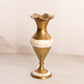 Vintage Brass and Mother of Pearl Details Bud Vase