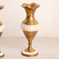 Vintage Brass and Mother of Pearl Details Bud Vase
