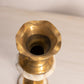 Vintage Brass and Mother of Pearl Details Bud Vase
