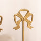 Vintage Brass Bow Card or Picture Holders (Set of 2)