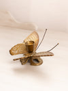 Vintage Brass Butterfly Taper Candleholder