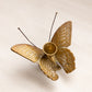 Vintage Brass Butterfly Taper Candleholder
