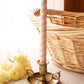 Vintage Brass Double Handled Chamberstick Candleholder