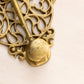 Vintage Brass Gavel Door Knocker with Star Design in Middle