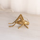 Vintage Brass Grasshopper Bug Figurine with Antennas