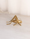 Vintage Brass Grasshopper Bug Figurine with Antennas