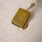 Vintage Brass Handled Candleholder Matchbox Holder